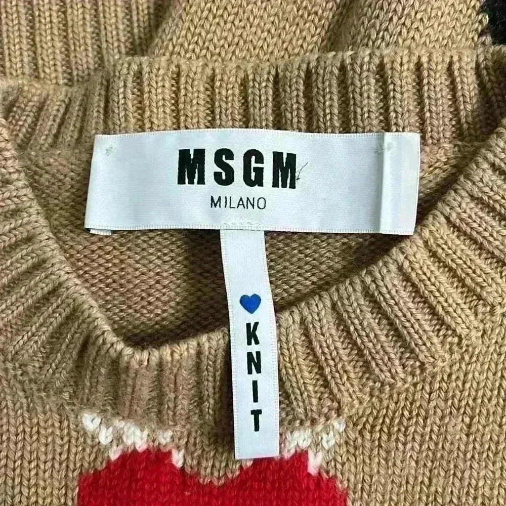 M S G M hearts and diamonds pattern sweater - Picture 7 of 16